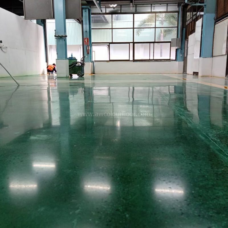 aw colour floor-Polishing Concrete30